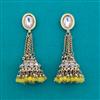 Indo Western Jhumki with Mehndi Plating