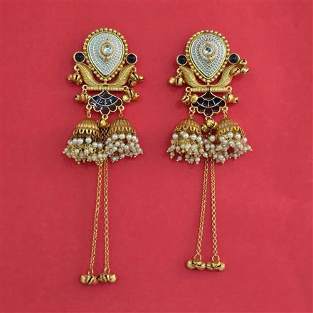 Indo Western Jhumki With Gold Plating