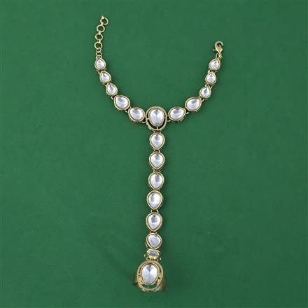 Indo Western Classic Hath Pan With Mehndi Plating