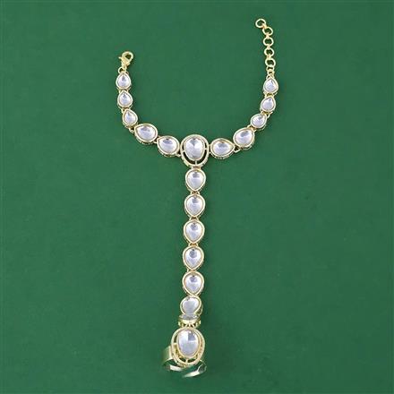 Indo Western Classic Hath Pan With Gold Plating