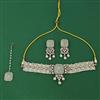 Indo Western Choker Necklace With Mehndi Plating