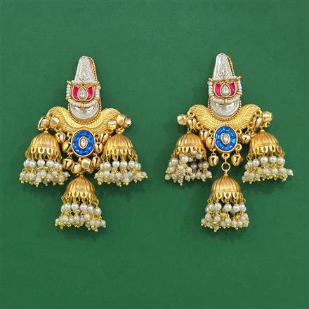 Indo Western Jhumki With Gold Plating