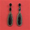 Indo Western Classic Earring With Black Plating