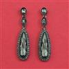 Indo Western Classic Earring With Black Plating