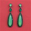 Indo Western Classic Earring With Black Plating