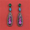 Indo Western Classic Earring With Black Plating