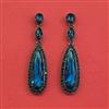 Indo Western Classic Earring With Black Plating