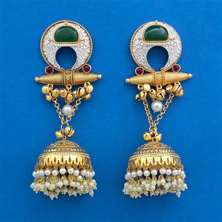 Indo Western Jhumki With Gold Plating