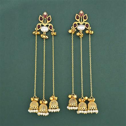Indo Western Jhumki With Gold Plating