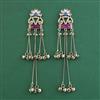Indo Western Classic Earring with Mehndi Plating