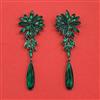 Indo Western Long Earring With Black Plating
