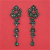 Indo Western Long Earring With Black Plating