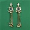 Indo Western Classic Earring With Mehndi Plating