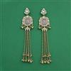 Indo Western Classic Earring With Mehndi Plating