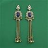 Indo Western Classic Earring With Mehndi Plating