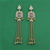 Indo Western Classic Earring With Mehndi Plating
