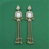 Indo Western Classic Earring With Mehndi Plating