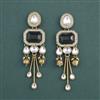 Indo Western Classic Earring With Mehndi Plating