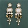 Indo Western Classic Earring With Mehndi Plating
