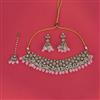 Indo Western Moti Necklace With Mehndi Plating