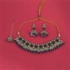Indo Western Moti Necklace With Mehndi Plating