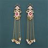 Indo Western Moti Earring With Gold Plating