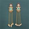 Indo Western Moti Earring With Gold Plating