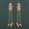 Indo Western Moti Earring With Gold Plating