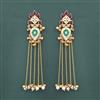 Indo Western Moti Earring With Gold Plating