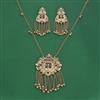Indo Western Classic Necklace Set With Mehndi Plating