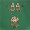 Indo Western Classic Necklace Set With Mehndi Plating