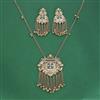 Indo Western Classic Necklace Set With Mehndi Plating