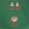 Indo Western Classic Necklace Set With Mehndi Plating