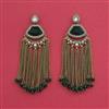 Indo Western Classic Earring With Mehndi Plating