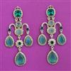 Indo Western Classic Earring with Mehndi Plating