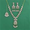 Indo Western Moti Necklace With Mehndi Plating