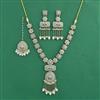 Indo Western Moti Necklace With Mehndi Plating