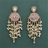 Indo Western Moti Earring With Mehndi Plating