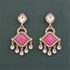 Indo Western Classic Earring With Mehndi Plating