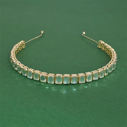 Indo Western Classic Hair Band With Gold Plating