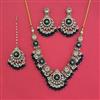 Indo Western Heritage Necklace Set With Mehndi Plating