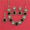 Indo Western Classic Necklace With Mehndi Plating