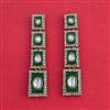 Indo Western Classic Earring With Mehndi Plated
