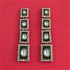Indo Western Classic Earring With Mehndi Plated