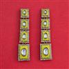Indo Western Classic Earring With Mehndi Plated