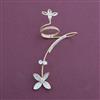 Indo Western Mother Of Pearl Ring With Mehndi Plating Gold Plating Rhodium Plating