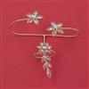 Indo Western Plam Cuffring with Rhodium Plating Gold Plating Mehndi Plating