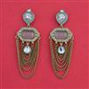 Indo Western Classic Earring With Mehndi Plated