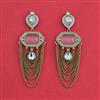 Indo Western Classic Earring With Mehndi Plated