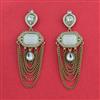 Indo Western Classic Earring With Mehndi Plated